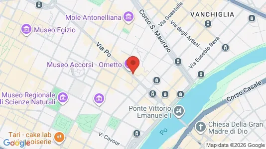Apartments for rent i Turin - kort over placeringen