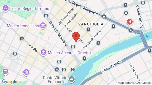 Apartments for rent i Turin - kort over placeringen