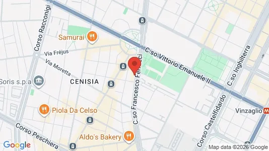 Rooms for rent i Turin - kort over placeringen