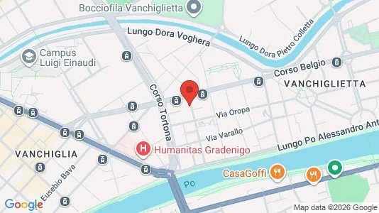 Rooms for rent i Turin - kort over placeringen