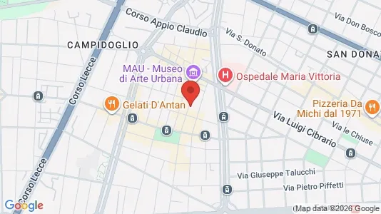 Apartments for rent i Turin - kort over placeringen