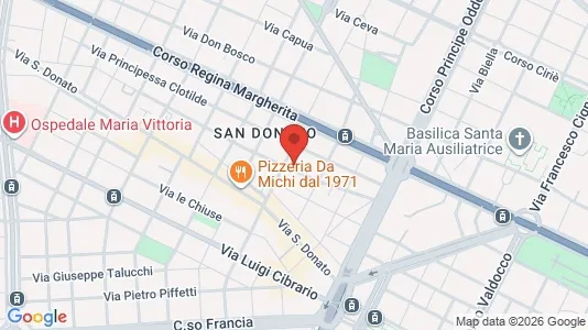 Rooms for rent i Turin - kort over placeringen