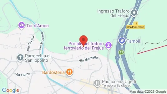 Apartments for rent i Bardonecchia - kort over placeringen
