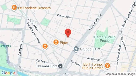 Apartments for rent i Turin - kort over placeringen
