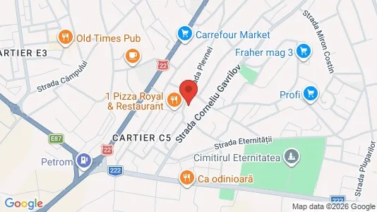 Apartments for rent i Tulcea - kort over placeringen