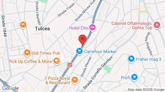 Apartments for rent i Tulcea - kort over placeringen