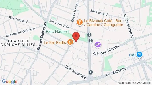 Apartments for rent i Grenoble - kort over placeringen