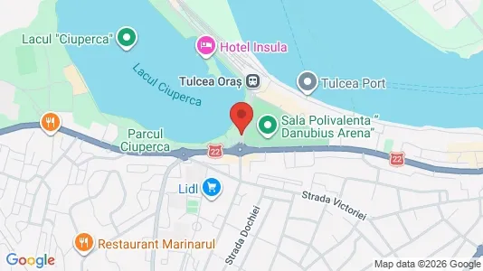 Apartments for rent i Tulcea - kort over placeringen