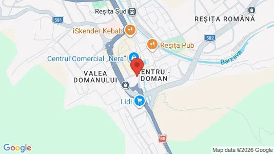 Apartments for rent i Reşiţa - kort over placeringen