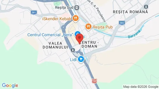 Apartments for rent i Reşiţa - kort over placeringen