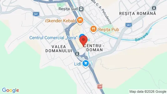 Apartments for rent i Reşiţa - kort over placeringen