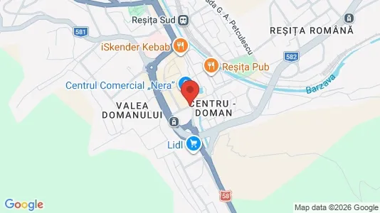 Apartments for rent i Reşiţa - kort over placeringen