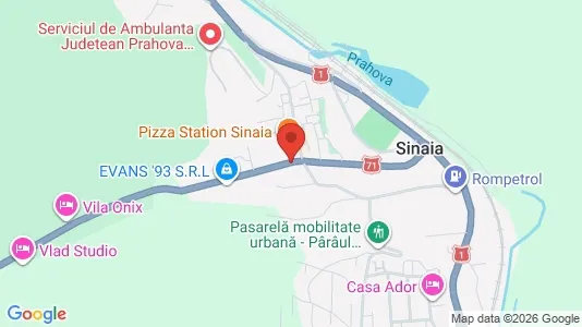 Apartments for rent i Sinaia - kort over placeringen