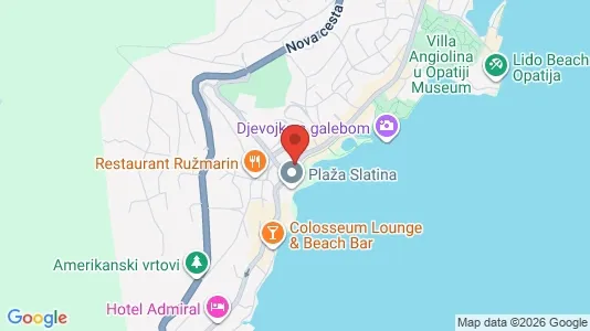 Apartments for rent i Opatija - kort over placeringen