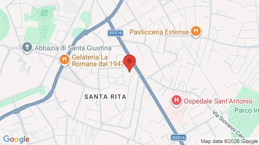 Rooms for rent i Padua - kort over placeringen