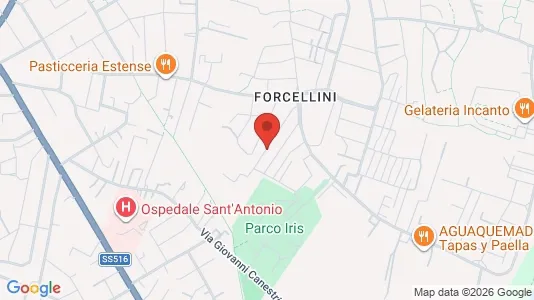 Apartments for rent i Padua - kort over placeringen