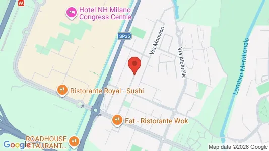 Apartments for rent i Rozzano - kort over placeringen