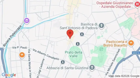 Rooms for rent i Padua - kort over placeringen