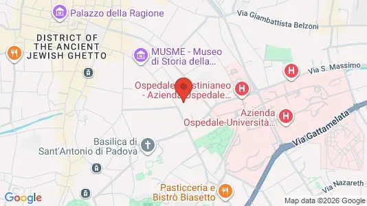 Rooms for rent i Padua - kort over placeringen