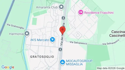 Rooms for rent i Milano Zona 5 - Vigentino, Chiaravalle, Gratosoglio - kort over placeringen