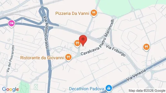 Rooms for rent i Padua - kort over placeringen
