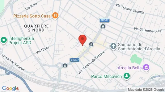 Rooms for rent i Padua - kort over placeringen
