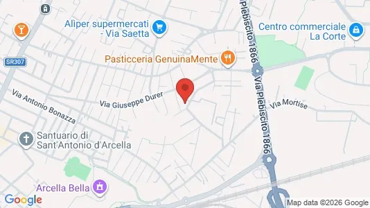 Rooms for rent i Padua - kort over placeringen