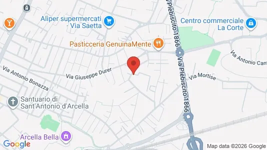 Rooms for rent i Padua - kort over placeringen