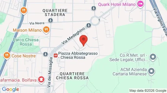 Apartments for rent i Milano Zona 5 - Vigentino, Chiaravalle, Gratosoglio - kort over placeringen
