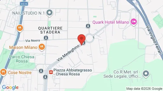 Rooms for rent i Milano Zona 5 - Vigentino, Chiaravalle, Gratosoglio - kort over placeringen