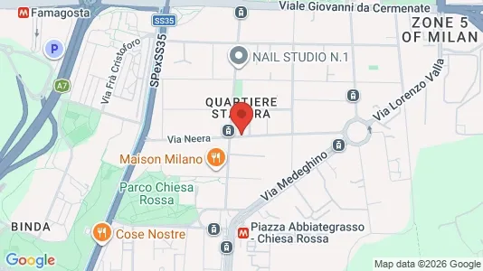 Rooms for rent i Milano Zona 5 - Vigentino, Chiaravalle, Gratosoglio - kort over placeringen