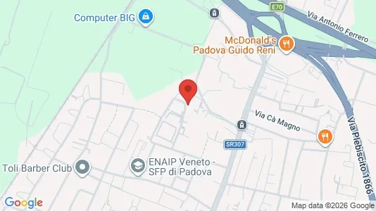Rooms for rent i Padua - kort over placeringen