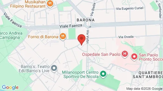 Apartments for rent i Milano Zona 5 - Vigentino, Chiaravalle, Gratosoglio - kort over placeringen