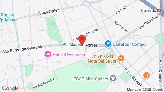 Apartments for rent i Milano Zona 5 - Vigentino, Chiaravalle, Gratosoglio - kort over placeringen