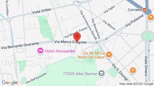 Apartments for rent i Milano Zona 5 - Vigentino, Chiaravalle, Gratosoglio - kort over placeringen