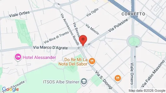 Apartments for rent i Milano Zona 5 - Vigentino, Chiaravalle, Gratosoglio - kort over placeringen
