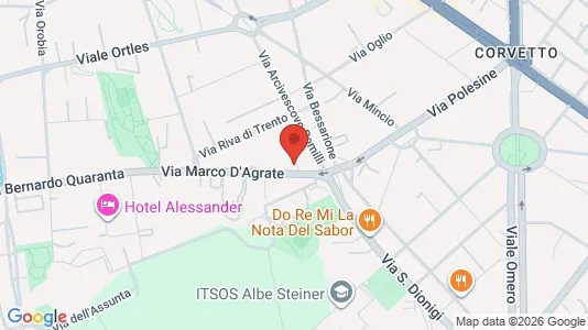 Rooms for rent i Milano Zona 5 - Vigentino, Chiaravalle, Gratosoglio - kort over placeringen