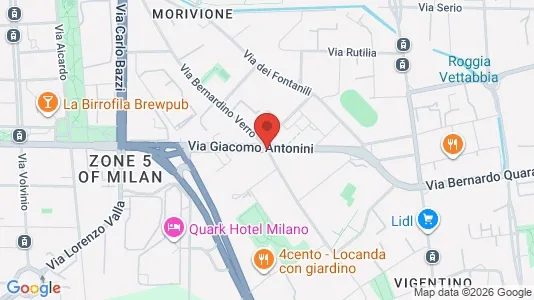 Rooms for rent i Milano Zona 5 - Vigentino, Chiaravalle, Gratosoglio - kort over placeringen
