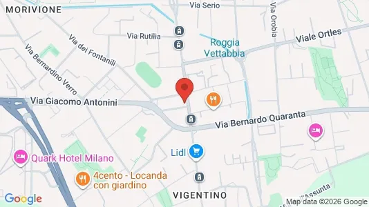 Rooms for rent i Milano Zona 5 - Vigentino, Chiaravalle, Gratosoglio - kort over placeringen