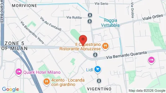 Apartments for rent i Milano Zona 5 - Vigentino, Chiaravalle, Gratosoglio - kort over placeringen