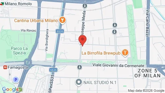 Rooms for rent i Milano Zona 5 - Vigentino, Chiaravalle, Gratosoglio - kort over placeringen