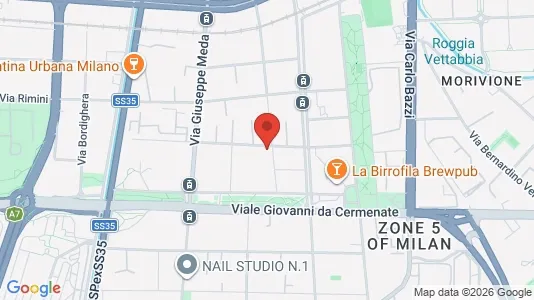 Apartments for rent i Milano Zona 5 - Vigentino, Chiaravalle, Gratosoglio - kort over placeringen
