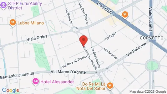 Apartments for rent i Milano Zona 5 - Vigentino, Chiaravalle, Gratosoglio - kort over placeringen