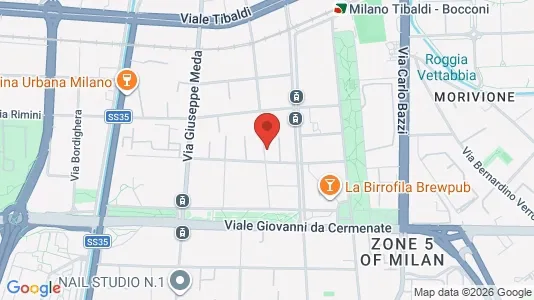 Rooms for rent i Milano Zona 5 - Vigentino, Chiaravalle, Gratosoglio - kort over placeringen