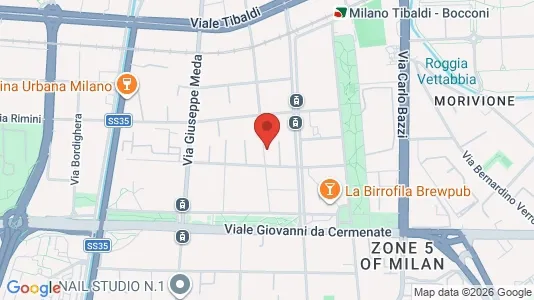 Rooms for rent i Milano Zona 5 - Vigentino, Chiaravalle, Gratosoglio - kort over placeringen