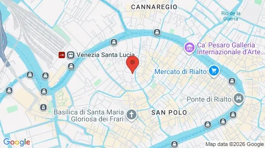 Apartments for rent i Venice - kort over placeringen