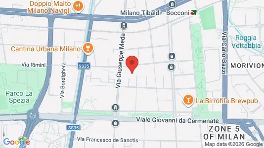 Apartments for rent i Milano Zona 5 - Vigentino, Chiaravalle, Gratosoglio - kort over placeringen