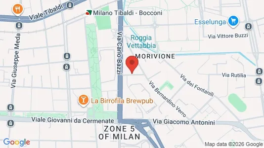 Rooms for rent i Milano Zona 5 - Vigentino, Chiaravalle, Gratosoglio - kort over placeringen