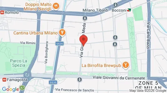 Apartments for rent i Milano Zona 5 - Vigentino, Chiaravalle, Gratosoglio - kort over placeringen