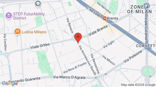 Apartments for rent i Milano Zona 5 - Vigentino, Chiaravalle, Gratosoglio - kort over placeringen